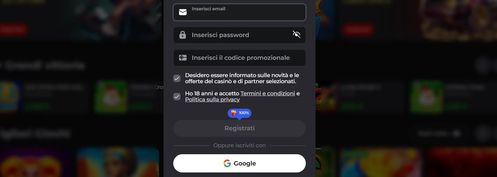 Turbo Winz Casino Registrazione